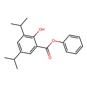 3,5-二异丙基水杨酸苯酯 structure