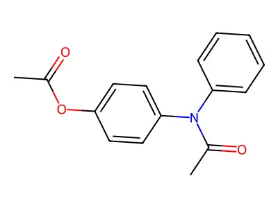 4-(N-Phenylacetamido)phenyl acetate structure