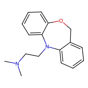 Dibenz[b,e][1,4]oxazepine-5(11H)-ethanamine, N,N-dimethyl- structure
