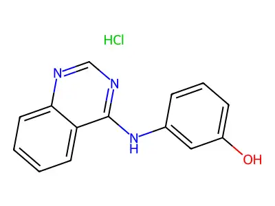 3-(4-Quinazolinylamino)phenol hydrochloride structure