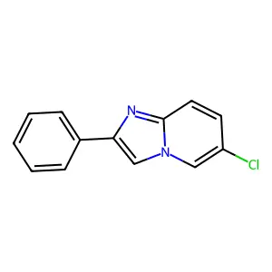 6-Chloro-2-phenylimidazo[1,2-a]pyridine structure