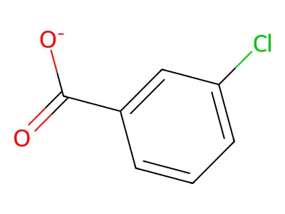 3-Chlorobenzoate structure