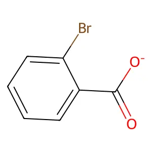 2-溴苯甲酸根离子(1-) structure