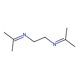 1,2-Ethanediamine, N1,N2-bis(1-methylethylidene)- structure