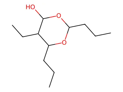 5-乙基-2,6-二丙基-1,3-二噁烷-4-醇 structure