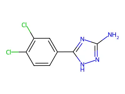 3-(3,4-dichlorophenyl)-1H-1,2,4-triazol-5-amine structure