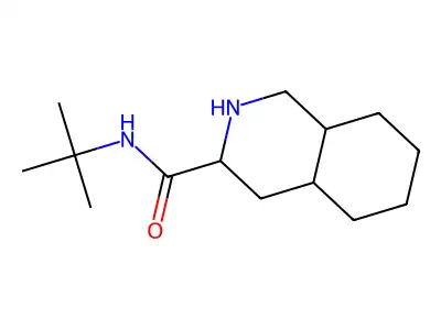 (3S,4aS,8aS)-N-(tert-Butyl)decahydroisoquinoline-3-carboxamide structure