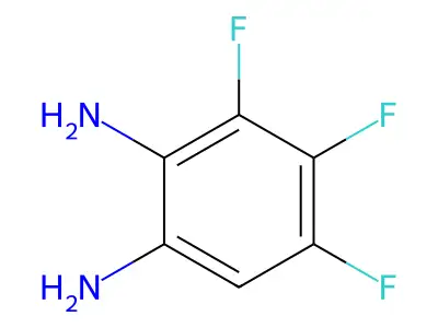 3,4,5-Trifluorobenzene-1,2-diamine structure