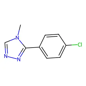 3-(4-chlorophenyl)-4-methyl-4H-1,2,4-triazole structure