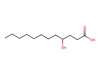 4-Hydroxy lauric acid structure