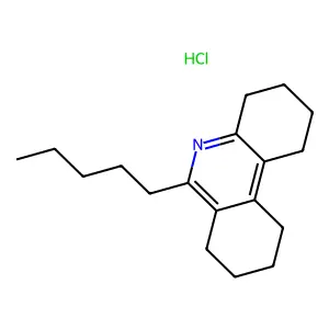 1,2,3,4,7,8,9,10-八氢-6-戊基菲啶盐酸盐(1:1) structure