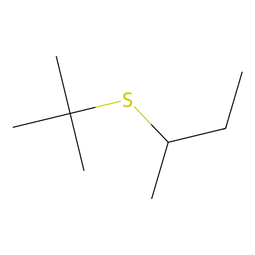 3,5,5-Trimethyl-4-thiahexane structure