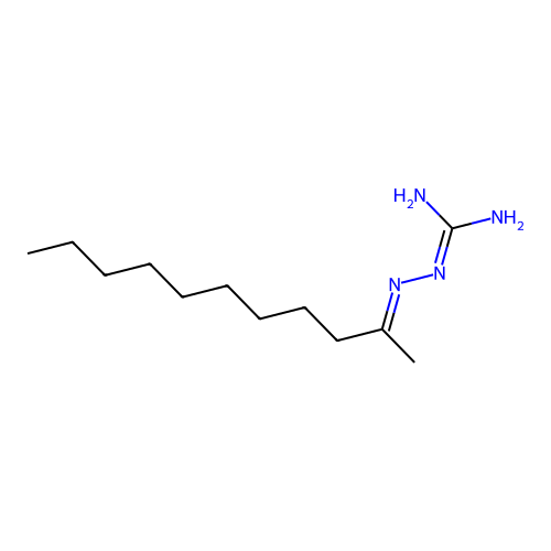 2-(Undecan-2-ylideneamino)guanidine structure