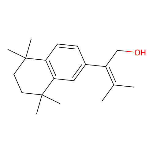 3-Methyl-2-(5,5,8,8-tetramethyl-5,6,7,8-tetrahydronaphthalen-2-yl)but-2-en-1-ol structure