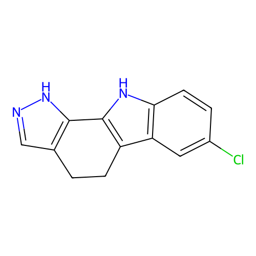 7-Chloro-1,2,4,5-tetrahydropyrazolo[3,4-a]carbazole structure