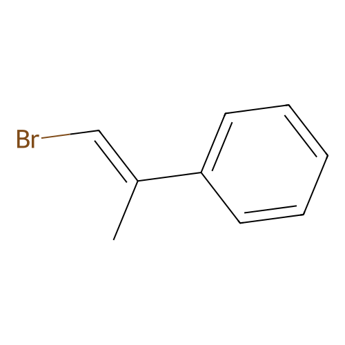 1-Bromo-2-phenyl-propene structure