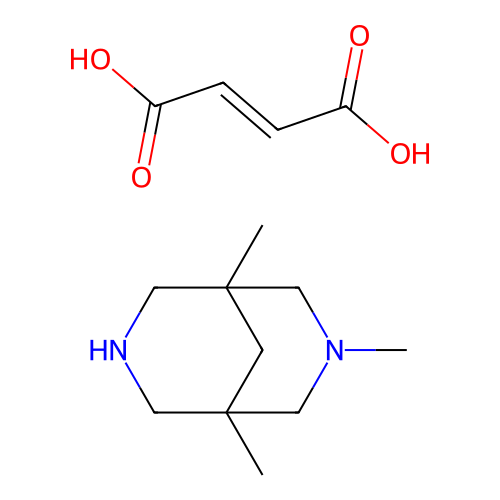 (1R,5S)-1,3,5-trimethyl-3,7-diazabicyclo[3.3.1]nonane fumarate structure