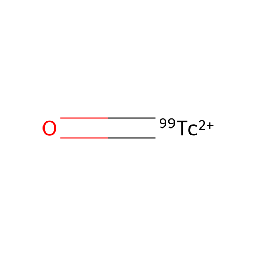 Oxo-technetium(2+) Tc-99m structure