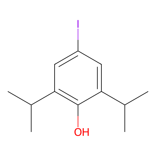 2,6-Bis(isopropyl)-4-iodophenol structure