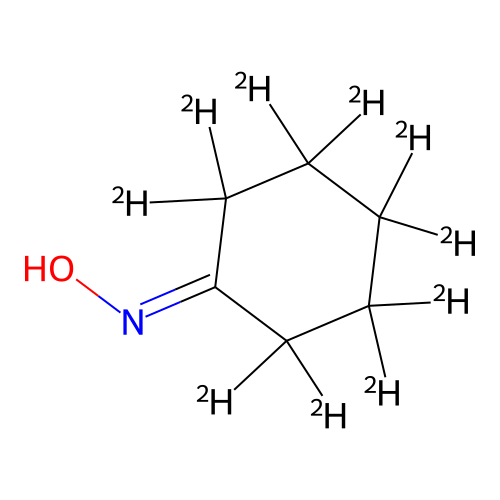 Cyclohexanone-D10-oxime structure