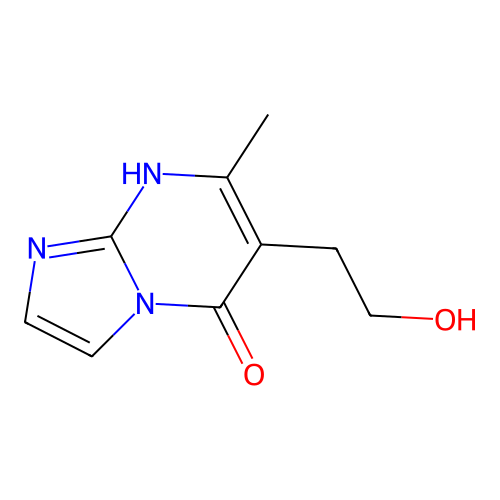 6-(2-Hydroxyethyl)-7-methylimidazo[1,2-a]pyrimidin-5(1H)-one structure
