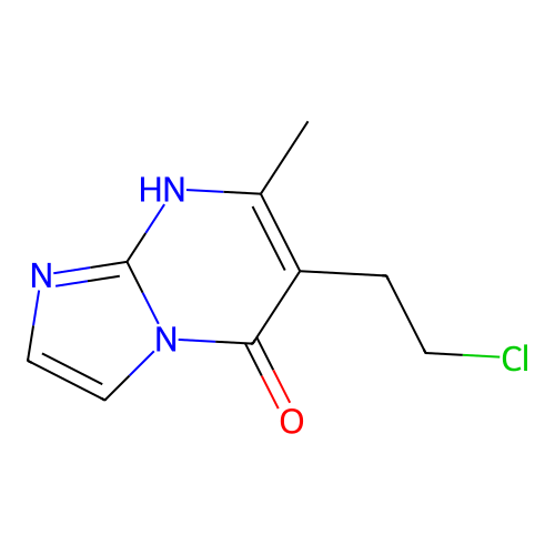 6-(2-Chloroethyl)-7-methylimidazo[1,2-a]pyrimidin-5(1H)-one structure