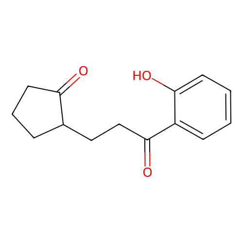 2-(3-(2-Hydroxyphenyl)-3-oxopropyl)cyclopentanone structure