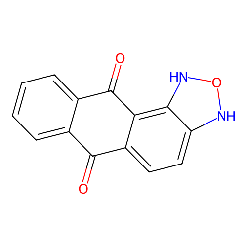 1,3-Dihydronaphtho[2,3-g][2,1,3]benzoxadiazole-6,11-dione structure