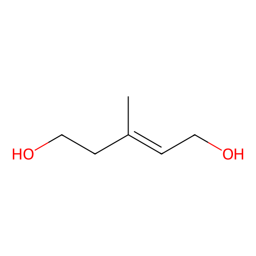 3-Methylpent-2-ene-1,5-diol structure