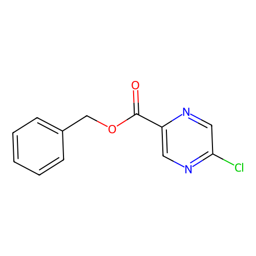 Benzyl 5-chloropyrazine-2-carboxylate structure