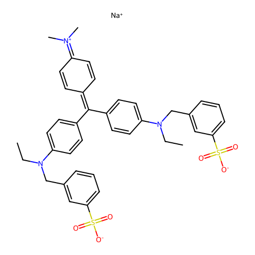 Benzyl Violet 4B structure