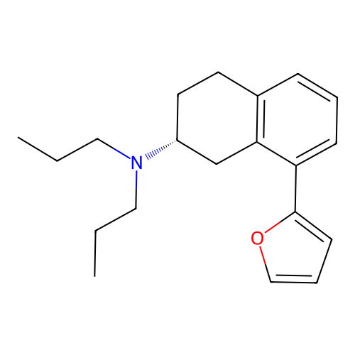 ((R)-8-Furan-2-yl-1,2,3,4-tetrahydro-naphthalen-2-yl)-dipropyl-amine structure