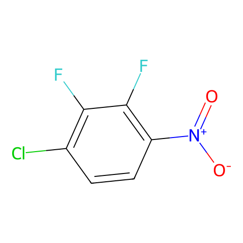 1-Chloro-2,3-difluoro-4-nitrobenzene structure
