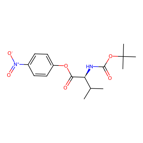 (S)-4-Nitrophenyl 2-((tert-butoxycarbonyl)amino)-3-methylbutanoate structure