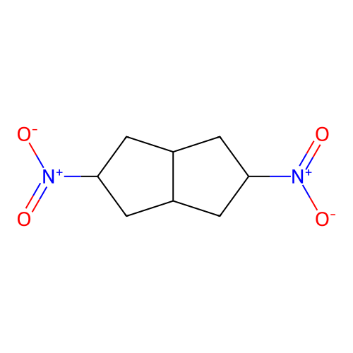 2,5-Dinitro-1,2,3,3a,4,5,6,6a-octahydropentalene structure