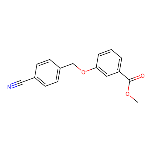 Methyl 3-(4-cyanobenzyloxy)benzoate structure