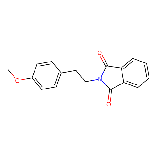 N-(2-(4-Methoxyphenyl)ethyl)phthalimide structure