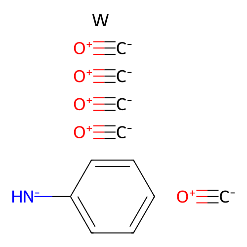 Carbon monoxide;phenylazanide;tungsten structure