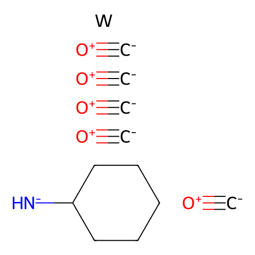 Carbon monoxide;cyclohexylazanide;tungsten structure