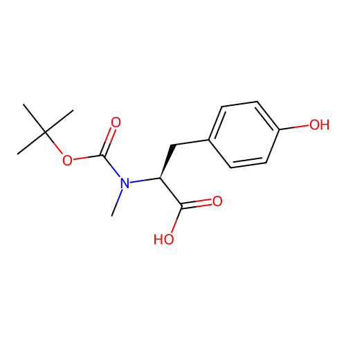 Boc-MeTyr-OH structure