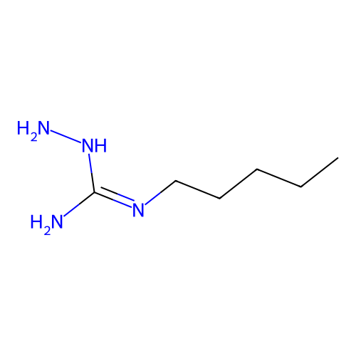 n-Amino-n'-pentylguanidine structure