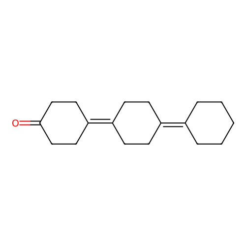 Cyclohexanone, 4-(4-cyclohexylidenecyclohexylidene)- structure
