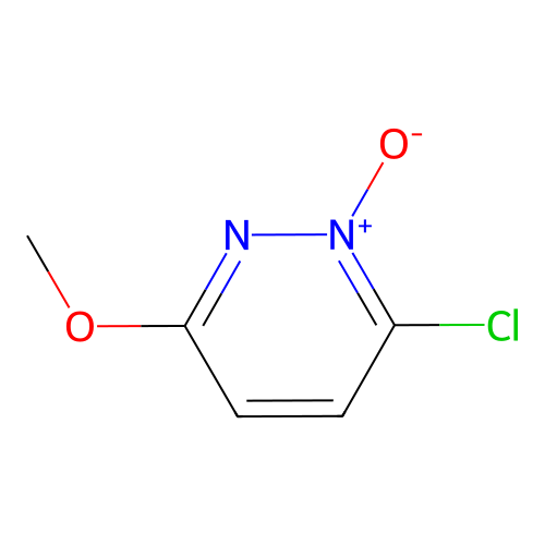 3-Chloro-6-methoxy-pyridazine 2-oxide structure