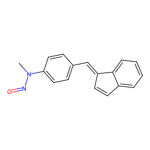 p-Toluidine, alpha-inden-1-ylidene-N-methyl-N-nitroso- structure
