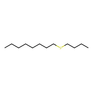 Octane, 1-(butylthio)- structure