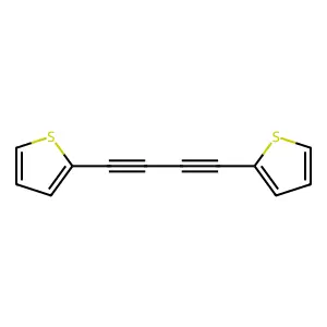2-(4-Thiophen-2-ylbuta-1,3-diynyl)thiophene structure