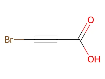 溴丙炔酸 structure