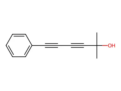 2-Methyl-6-phenyl-hexa-3,5-diyn-2-ol structure