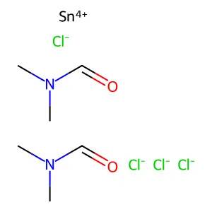 四氯双(N,N-二甲基甲酰胺-O)锡 structure