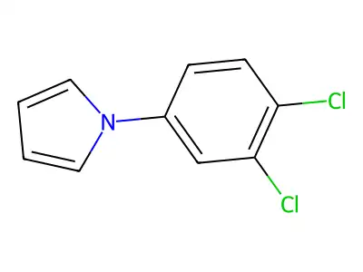 1-(3,4-dichlorophenyl)-1H-pyrrole structure